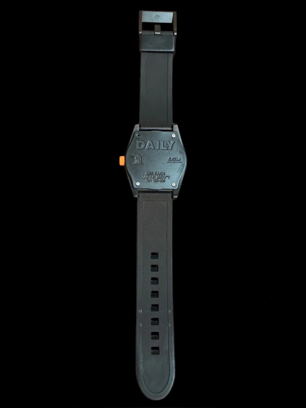 Neff Daily Watch Black Silicone Band